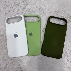 3 IPHONE AIR CASES GREEN WHITE